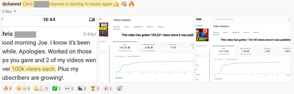 Win posted by Chris