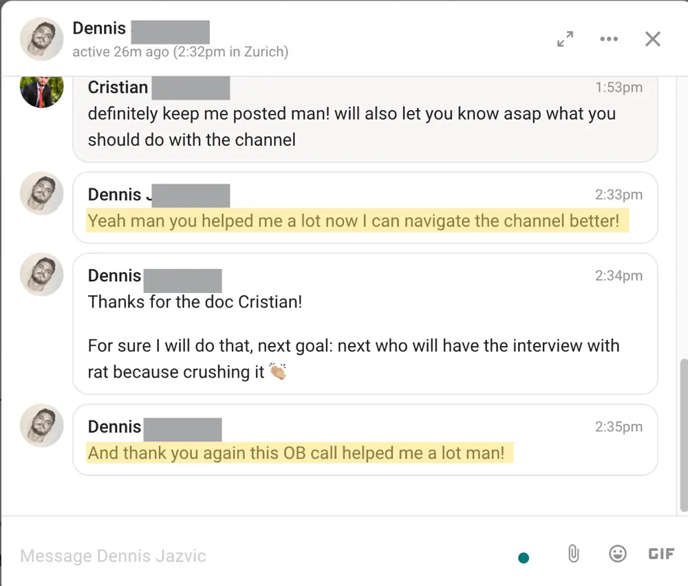 Win posted by Dennis
