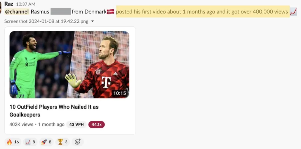 Win posted by Rasmus