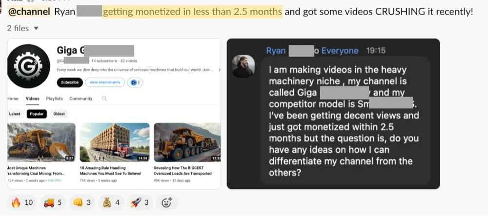 Win posted by Ryan